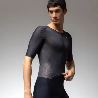 Triatlon kombinéza Alé Cycling Focus TRIATHLON pánska čierna