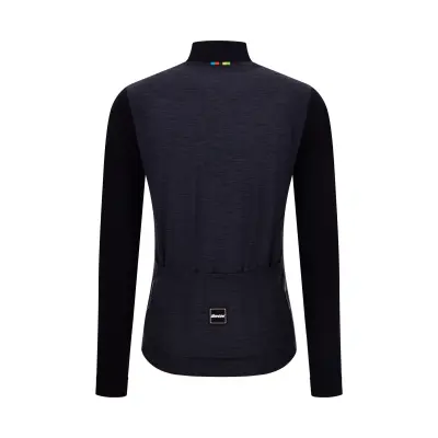 Dres s dlouhým rukávem SANTINI UCI WCH Mondo Black