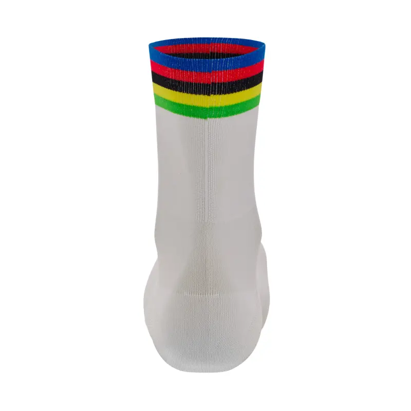 Ponožky SANTINI UCI World Champion White - XL/XXL