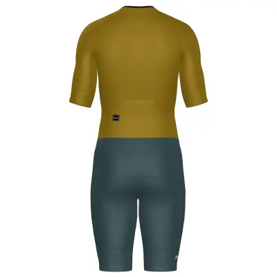 Triathlonová kombinéza SANTINI Leaf Ochre