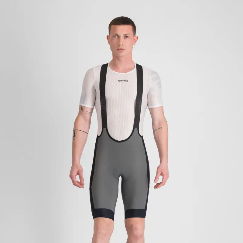 Sportful SUPERGIARA 2 kraťasy s trakmi gun metal / black