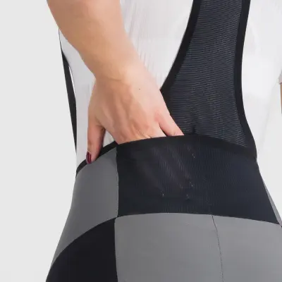 Sportful SUPERGIARA 2 dámske kraťasy s trakmi gun metal / black