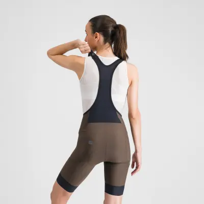 Sportful GIARA 2 dámske kraťasy s trakmi midnight mocha