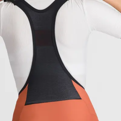 Sportful PUs dlhým rukávom dámske kraťasy s trakmi sienna glow