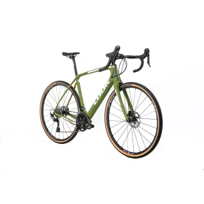 LOOK 765 Gravel Ekar 1x13 Green Matt White / Fulcrum Rapid Red 500