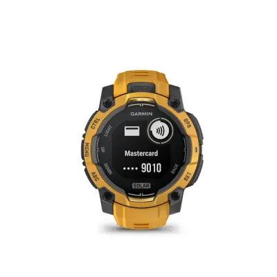 Instinct 3 - 45mm, Solar,  Sunburst,  Sunburst/grey silicone band (Limited)