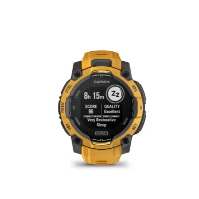Instinct 3 - 45mm, Solar,  Sunburst,  Sunburst/grey silicone band (Limited)
