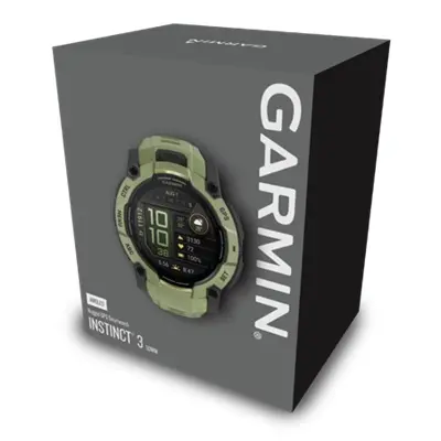 Instinct 3 - 50mm, AMOLED, Fern green, Fern green silicone band (Limited)