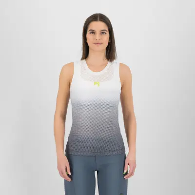 Karpos Verve Mesh Dámske Tričko Bez Rukávov vulcan, bright white