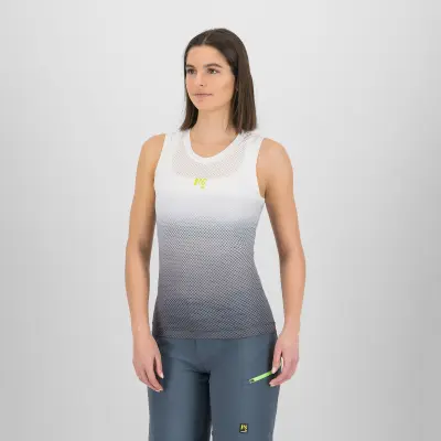 Karpos Verve Mesh Dámske Tričko Bez Rukávov vulcan, bright white