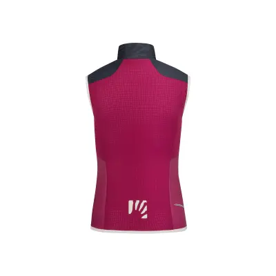 Karpos Lavaredo Wind Dámska Vesta beet red, vulcan