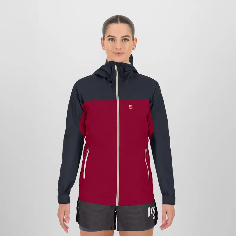 Karpos Lavaredo Rain Evo Dámska Bunda beet red, vulcan