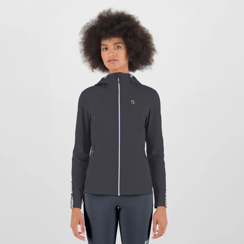 Karpos Easyfrizz Dámska Mikina So Zipsom A Kapucňou woodl.gray, ombre blue