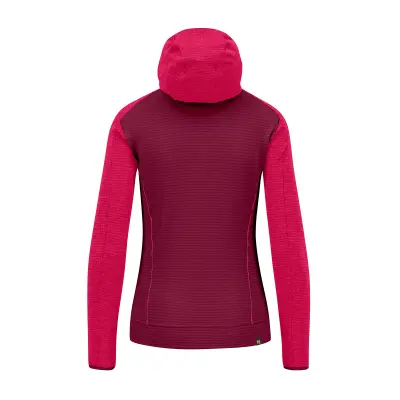 Karpos Ambrizzola Dámska Mikina So Zipsom A Kapucňou beet red, virtual pink