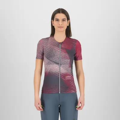 Karpos Sarca Dámsky Dres So Zipsom beet red, pristine