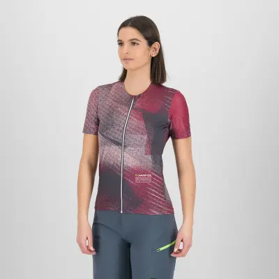 Karpos Sarca Dámsky Dres So Zipsom beet red, pristine