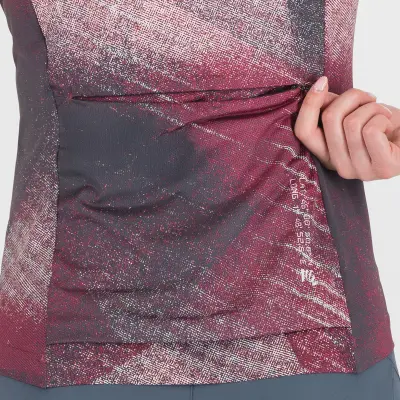 Karpos Sarca Dámsky Dres So Zipsom beet red, pristine