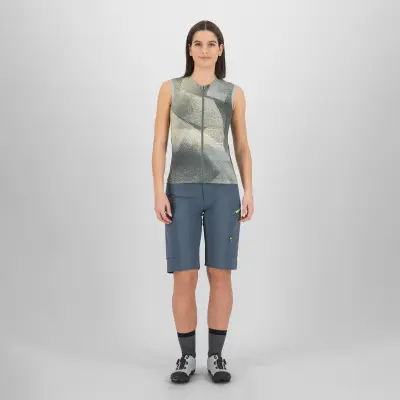 Karpos Sarca Dámske Tričko So Zipsom A Bez Rukávov urban, summer