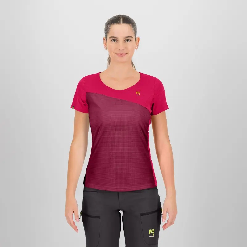 Karpos Averau Dámsky Dres beet red, virtual pink