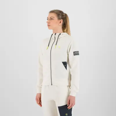 Karpos Easylife Dámska Flíska So Zipsom A Kapucňou pristine