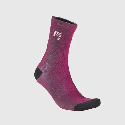 Karpos Logo Print Dámske Ponožky beet red, vulcan, pristine