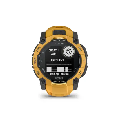 Instinct 3 - 50mm, Solar, Sunburst, Sunburst/grey silicone band (Limited)