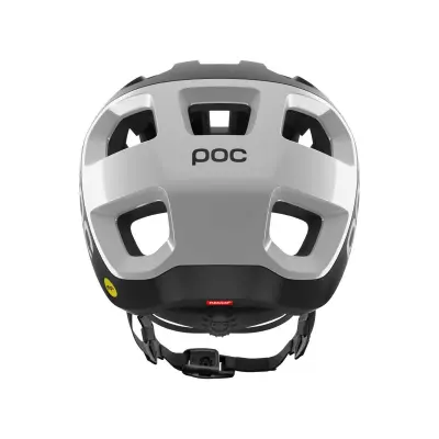 Mtb-Cyklisticka-Prilba-Poc-Cularis-Logo-Matna-Cierna-Biela