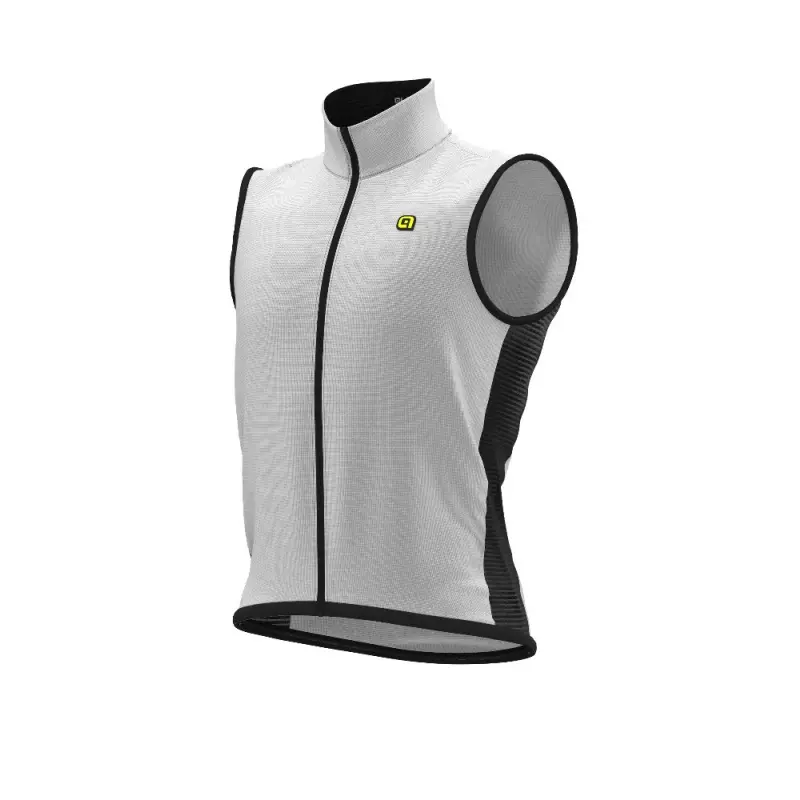 Letná cyklistická vesta pánska Alé Cycling Guscio Light Pack 2.0 biela