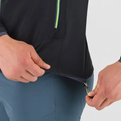Karpos LEDE CONVERTIBLE bunda Black/Ombre Blue
