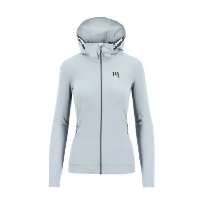 Karpos EASYFRIZZ FULL-ZIP dámska mikina s kapucňou skywriting/ombre blue