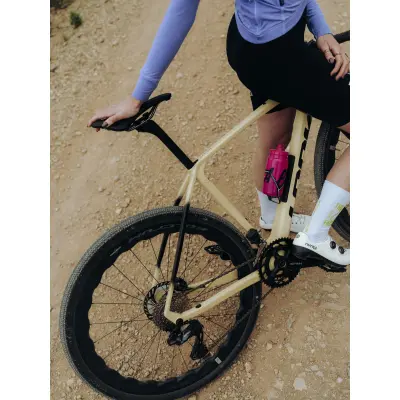 LOOK G85 Speckled Sand/Black Shimano GRX Di2 2X12 Fulcrum Soniq