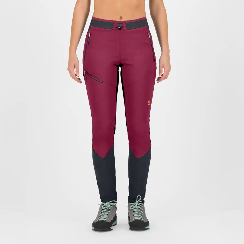 Karpos Rock Evo Dámske Nohavice beet red, vulcan