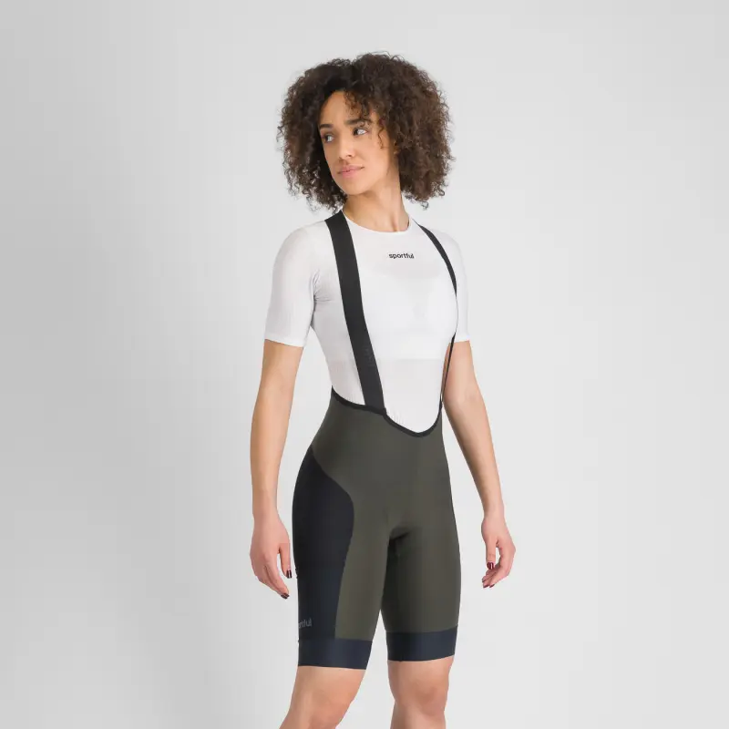 Sportful SUPERGIARA 2 dámske kraťasy s trakmi midnight forest / black