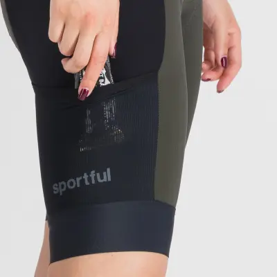 Sportful SUPERGIARA 2 dámske kraťasy s trakmi midnight forest / black
