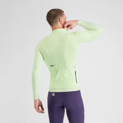 Sportful SRK dres s dlhým rukávom electric aloe