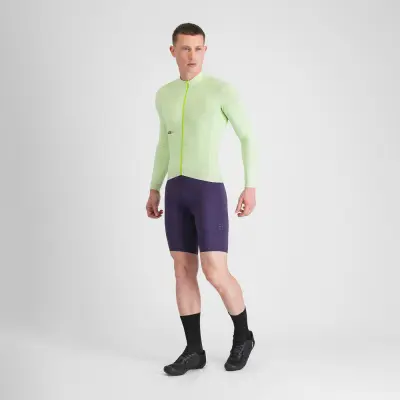 Sportful SRK dres s dlhým rukávom electric aloe