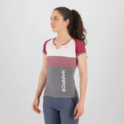 Karpos Moved Evo Dámsky Dres vulcan, beet red
