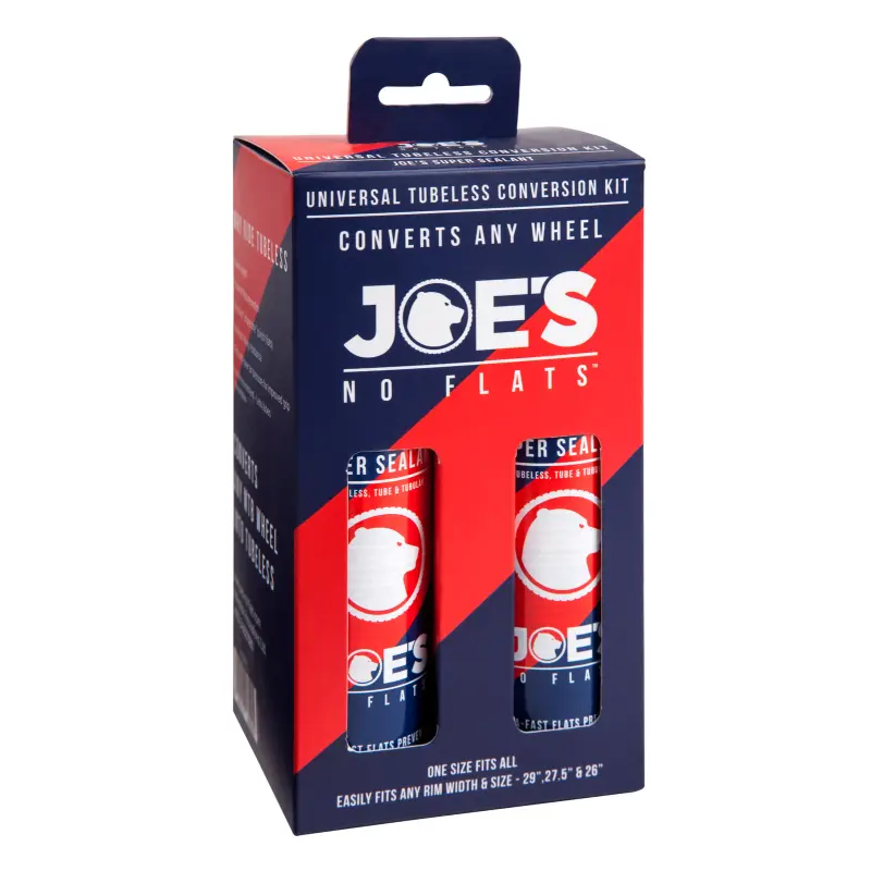Univerzálna bezdušová sada na MTB bicykel Joe’s Universal Tubeless Conversion Kit - Super Sealant
