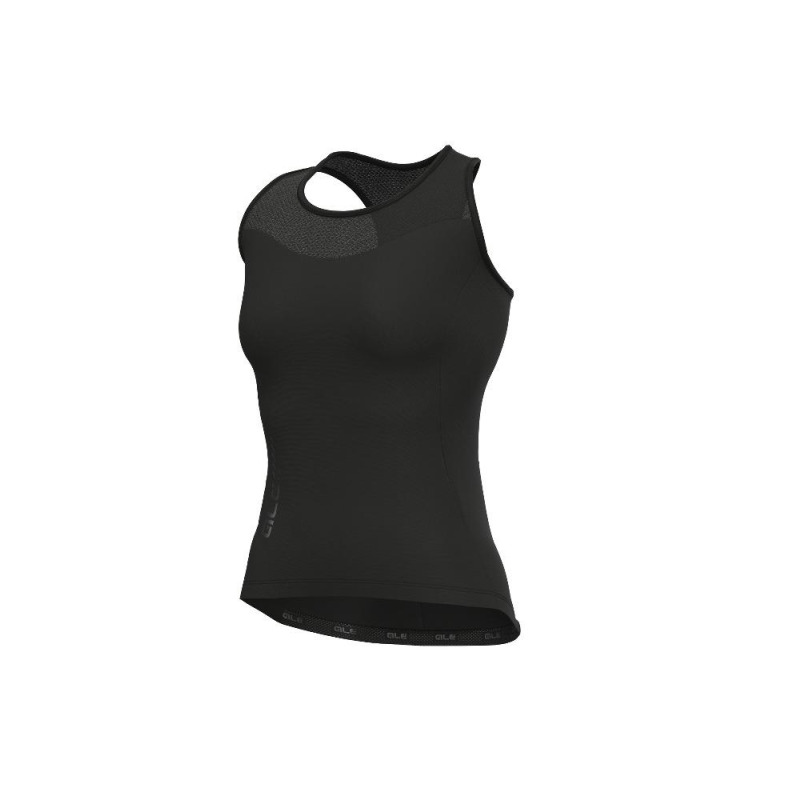 Letný cyklistický dres dámsky Alé Cycling Color Block Pragma čierny