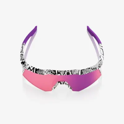 SPEEDCRAFT XS LE Elly 3 Gloss White - HiPER Dark Purple Mirror Lens