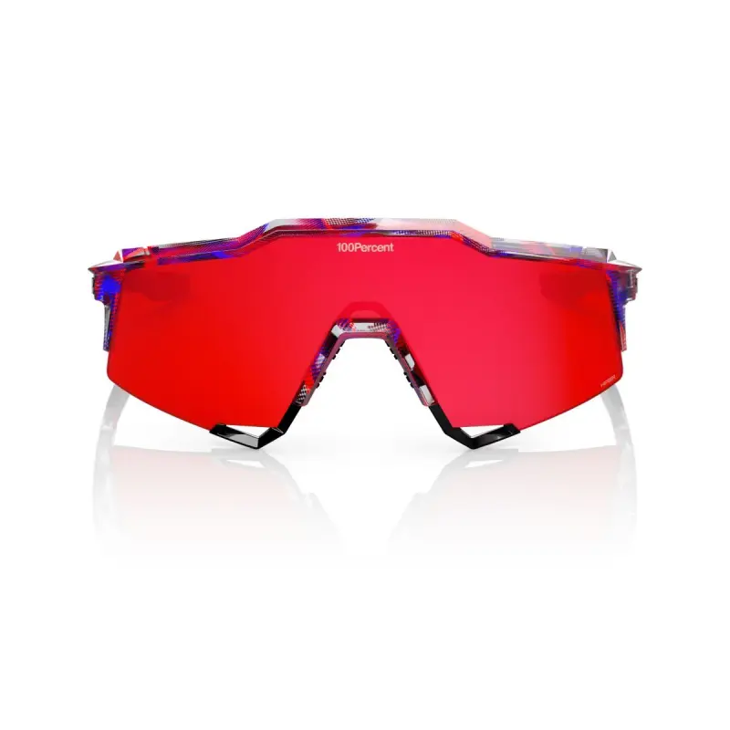 SPEEDCRAFT SL FDJ Gloss Translucent Red/Blue - HiPER Fire Red Mirror Lens