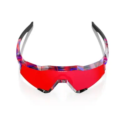 SPEEDCRAFT SL FDJ Gloss Translucent Red/Blue - HiPER Fire Red Mirror Lens