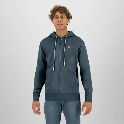 Karpos VOLPE FULL ZIP mikina s kapucňou dark slate