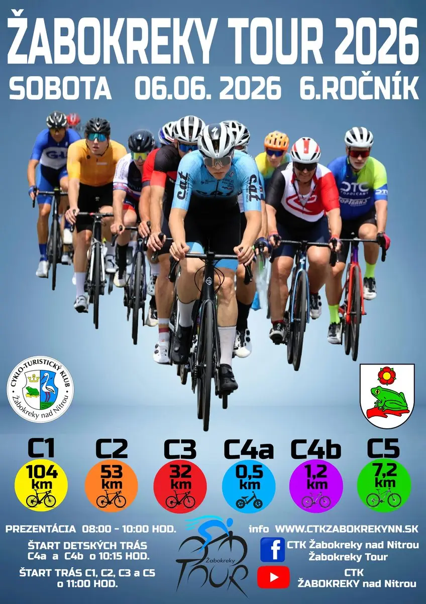ŽABOKREKY TOUR - 6.ročník 2026