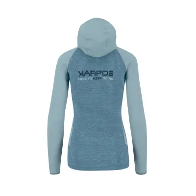 Karpos Camoscio Dámska Mikina So Zipsom Spring Lake/Sterling Blue