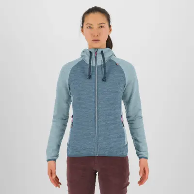 Karpos Camoscio Dámska Mikina So Zipsom Spring Lake/Sterling Blue