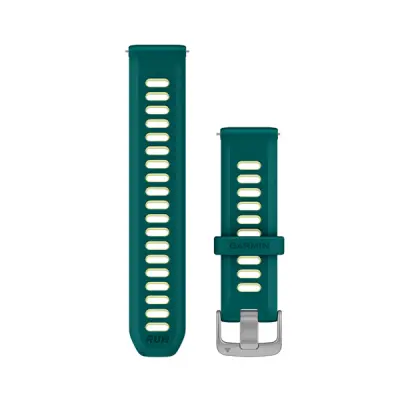 Quick Release (20 mm) remienok silikónový, Teal Green/Citron