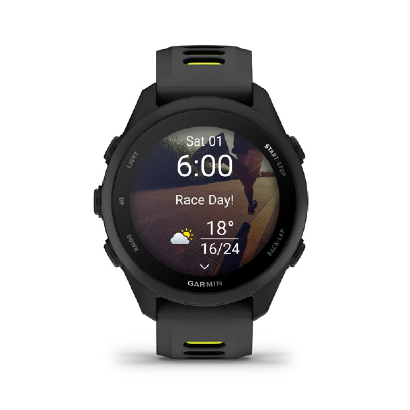 Forerunner 170 Music, Black/Amp Yellow
