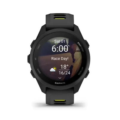 Forerunner 170 Music, Black/Amp Yellow