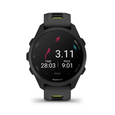 Forerunner 170 Music, Black/Amp Yellow